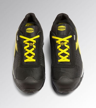 Diadora werkschoen glove mds mtx low 181133 s1ps | black yellow c1463 | maat 47 - 8053607610624