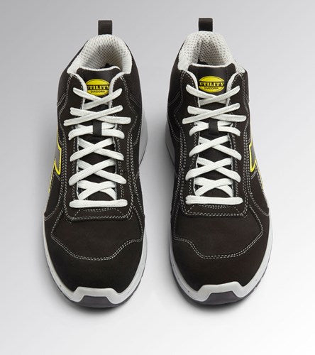 Diadora werkschoen run net ab mid s3s 181149 | zwart zwart c0200 | maat 42 - 8053607623471