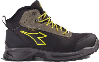 Diadora werkschoen sport diatex mid 181120 s3 (zwart grijs) | zwart staal grijs | maat 41 - 8053607615780