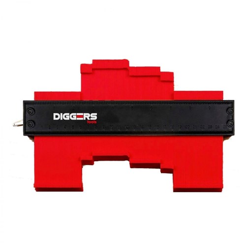 Diggers aftekenhulp | 13x25 cm - dig746