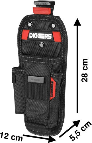 Afbeelding laden in galerijviewer, Diggers quick klik grote tangen opbergtas - dk637
