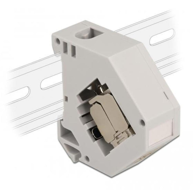 Afbeelding laden in galerijviewer, Din-railadapter met keystone module
