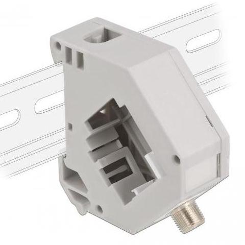 Din-railadapter met keystone module
