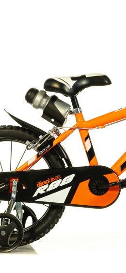 Afbeelding laden in galerijviewer, Dino r88 14 inch 24 cm jongens knijprem oranje
