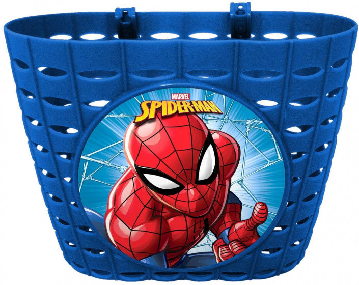 Afbeelding laden in galerijviewer, Marvel Spider-Man Fietsmand Jongens 12 x 20 cm Blauw
