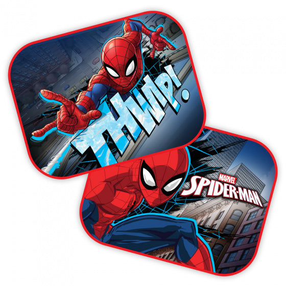 Afbeelding laden in galerijviewer, Marvel Spider-Man Zonneschermen 44 x 35 cm 2 Stuks

