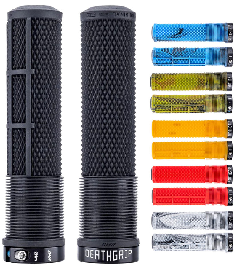 Afbeelding laden in galerijviewer, Dmr brendog fl death grip 2 lock-on grips - thin 133x29.8mm
