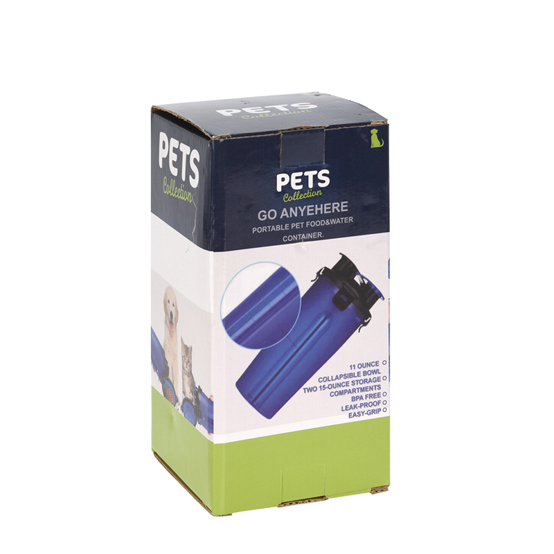 Afbeelding laden in galerijviewer, Abi dogs collection hondenvoer beker met schaaltje rood 880ml
