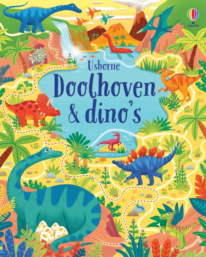 Afbeelding laden in galerijviewer, Usborne doolhoven dino's
