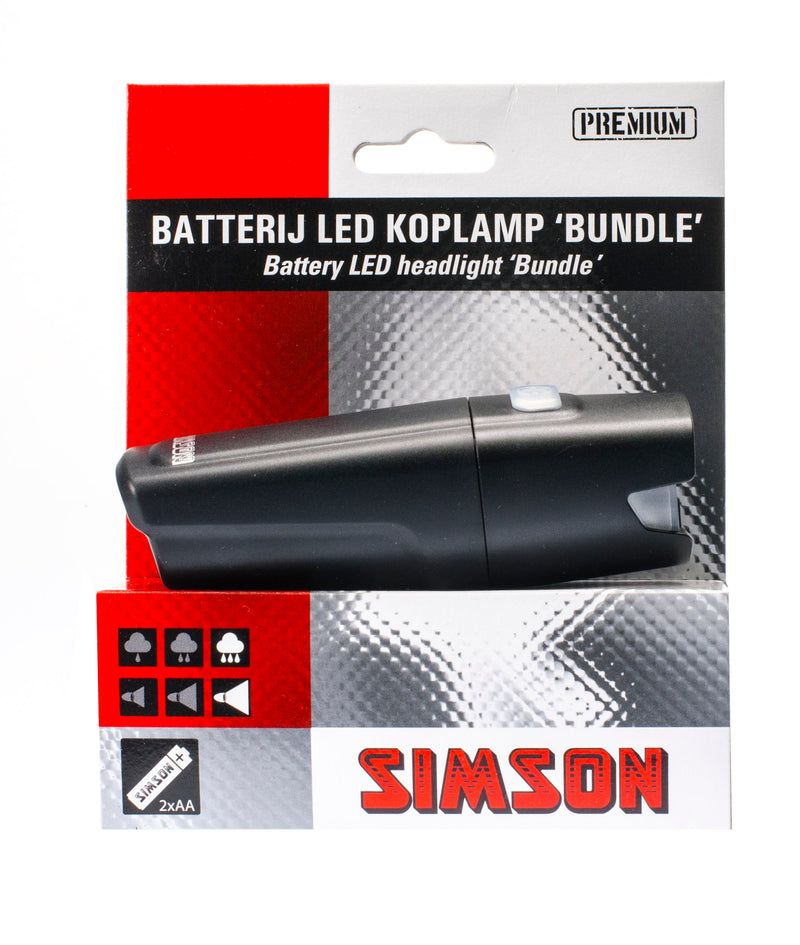 Afbeelding laden in galerijviewer, Simson koplamp Bundle batterij 25 lux stuurbocht
