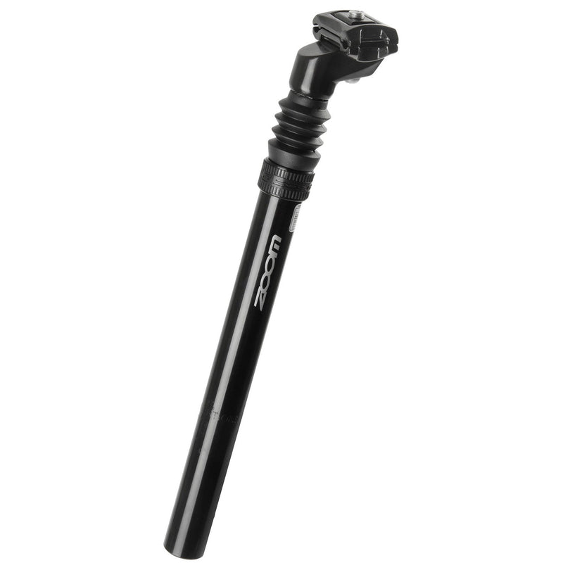Afbeelding laden in galerijviewer, Messingschlager zoom zadelpen atb 27.2 alu. zwart verend 350 mm.
