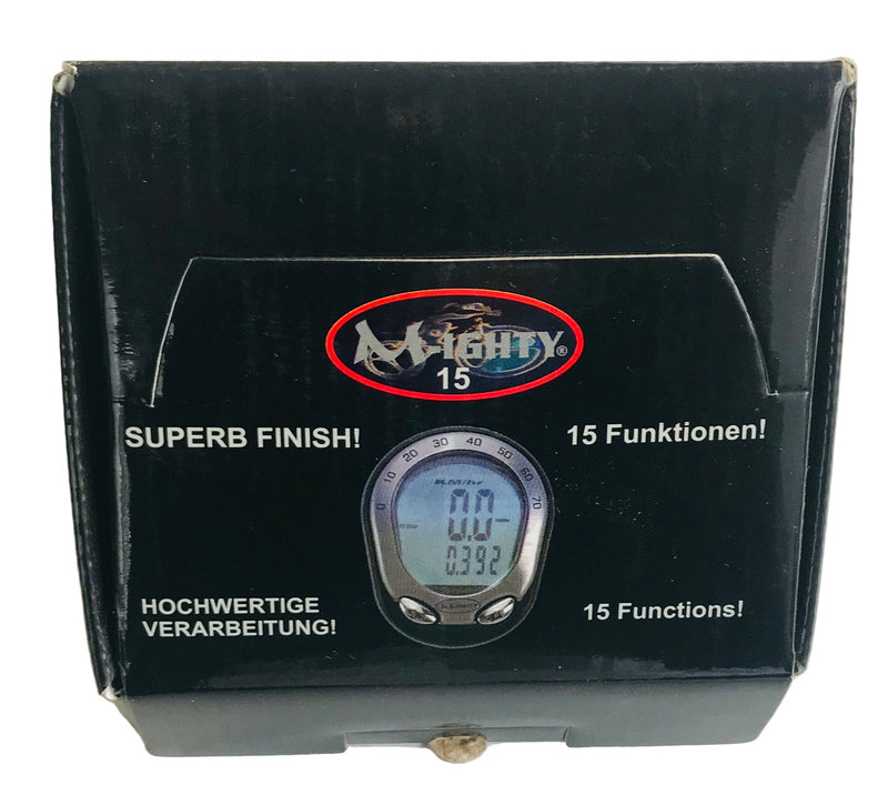 Afbeelding laden in galerijviewer, Messingschlager m-ighty fietscomputer 15 functie's excl. batterijen
