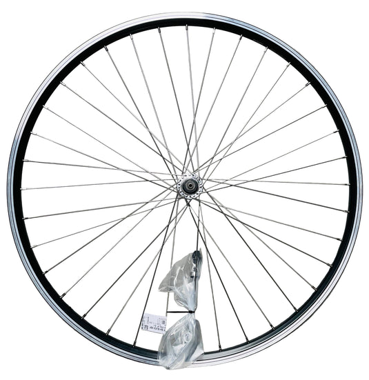 Rodi voorwiel 28 - 622x19 skorpion alu. zwart fm21 qr sp. 14 rvs