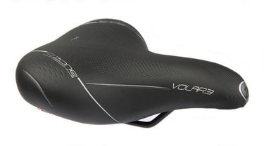 Buzaglo selle bassano zadel volare 3 zone d xl. met spanninga achterlicht + elastomeer