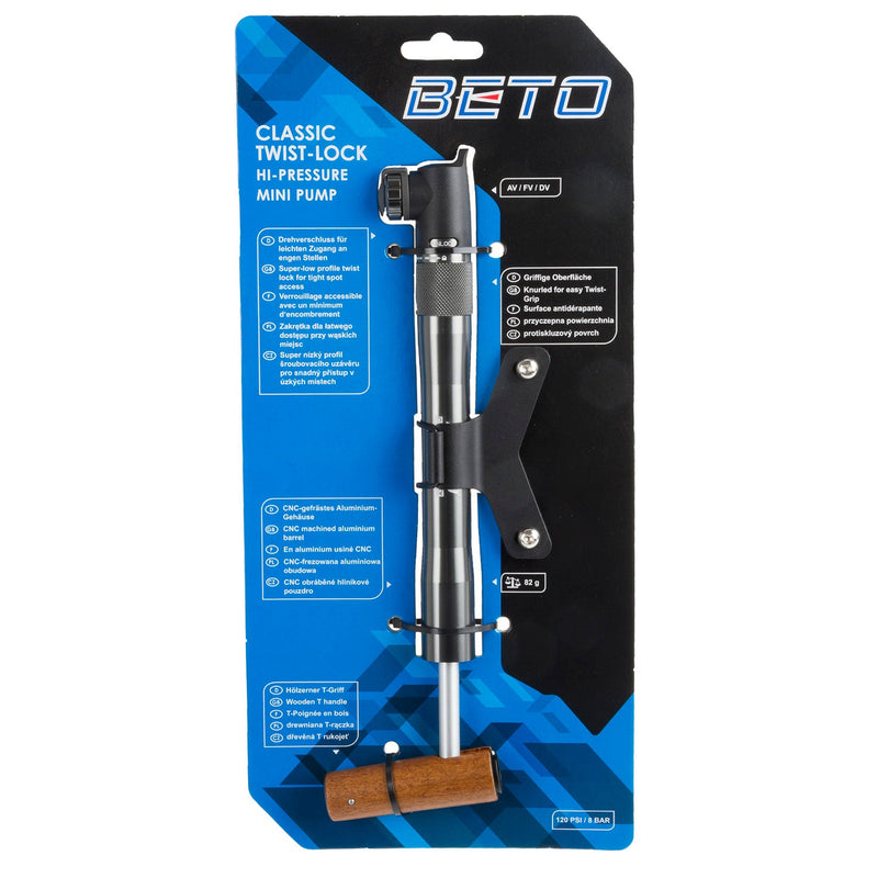 Afbeelding laden in galerijviewer, Messingschlager beto mini pomp hout t-grip
