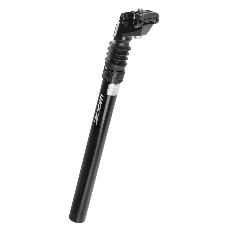 Afbeelding laden in galerijviewer, Messingschlager zoom zadelpen atb 27.2 alu. zwart verend 350 mm.
