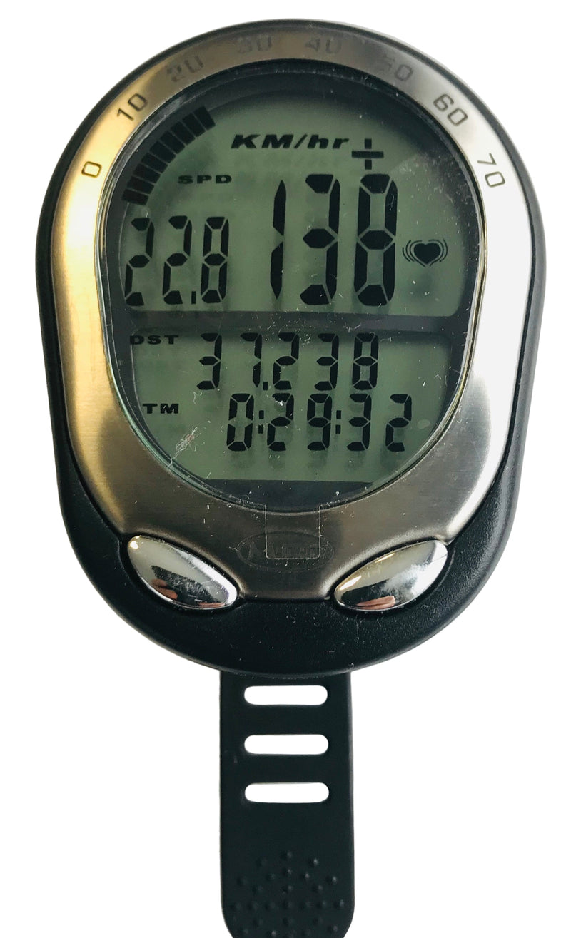 Afbeelding laden in galerijviewer, Messingschlager m-ighty fietscomputer hartslagmeter 20 functie's excl. batterijen

