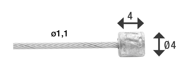 Afbeelding laden in galerijviewer, Elvedes cable systems bv versn. kabel rvs shimano 49-draads

