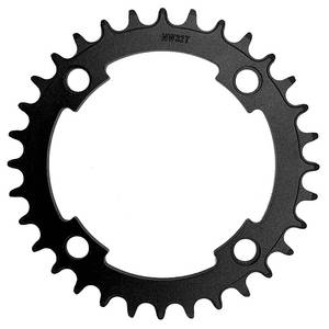 Afbeelding laden in galerijviewer, Messingschlager samox e-bike kettingblad nw 40t bcd 104 mm. 1 2x3 32 en 11 128 aluminium zwart

