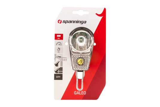Spanninga metaal b.v. spanninga galeo xb koplamp br190 incl. 2 x aa batterij