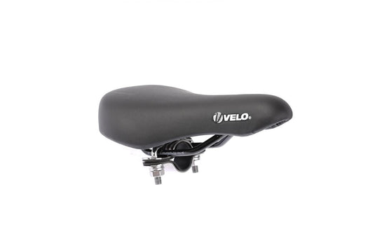 Buzaglo velo zadel vl-5073 met framebuisklem ø45 mm. junior 215 x 140mm. zwart