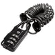 Messingschlager m-wave codeslot met kabel 3 mm. x 1200 mm. smoke