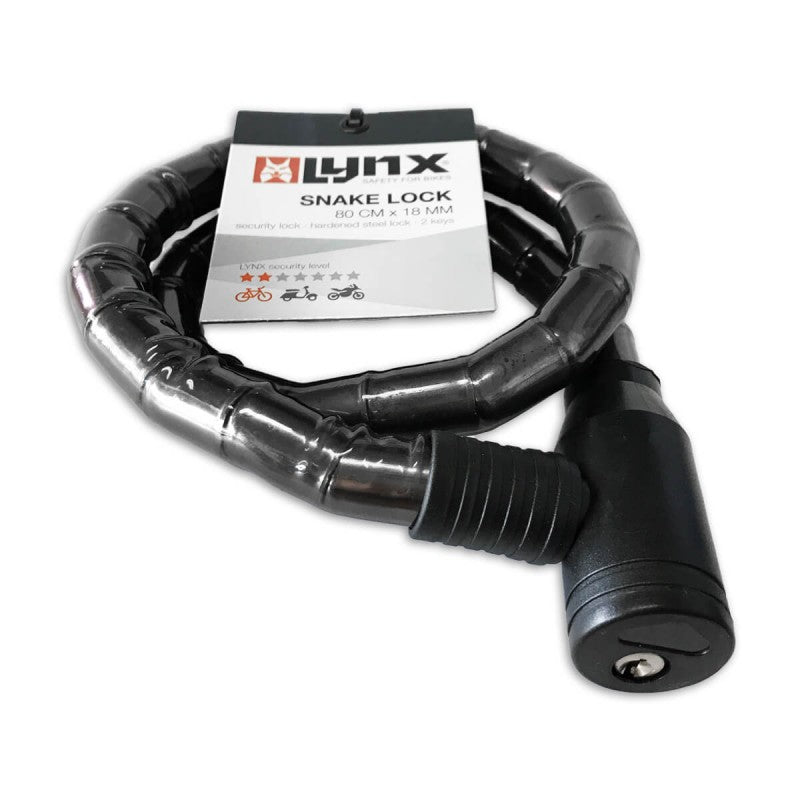 Afbeelding laden in galerijviewer, Slot Lynx kabelslot 18x800mm smoke
