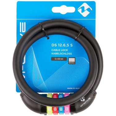 Messingschlager m-wave kabelslot 12 mm. 65 cm zwart met code