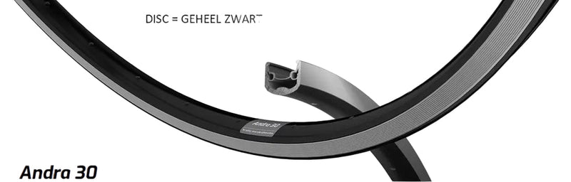 Afbeelding laden in galerijviewer, Ryde b.v. velg 28' - 14 andra30 28'-622 aluminium zwart disc
