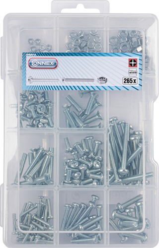 Afbeelding laden in galerijviewer, Connex assortiment bouten 265-delig - dp8500118
