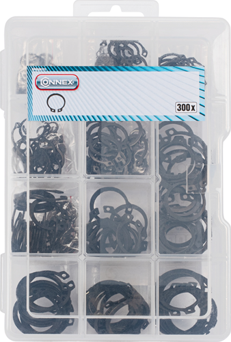 Afbeelding laden in galerijviewer, Connex assortiment circlips 300-delig - dp8500121
