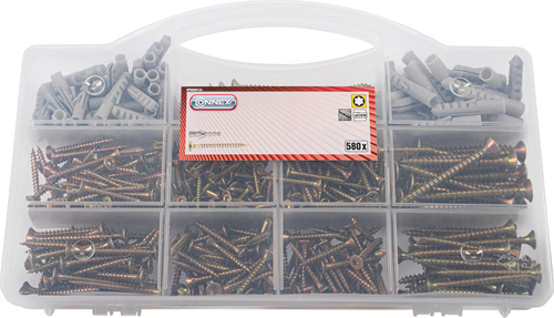 Afbeelding laden in galerijviewer, Connex assortiment uni.schroeven-plug 580 - dp8500133
