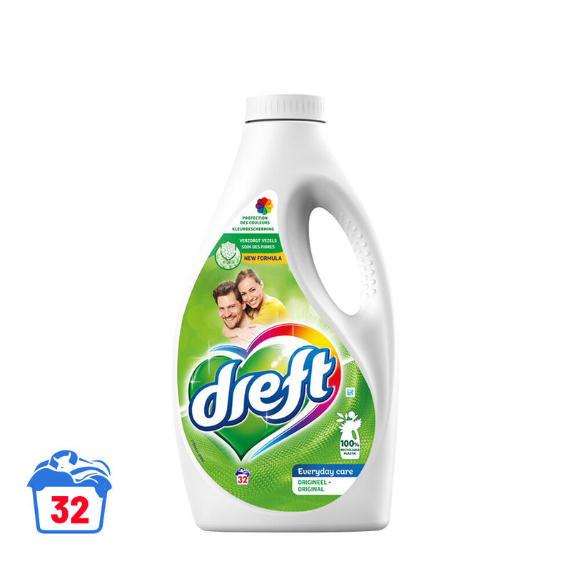 Afbeelding laden in galerijviewer, Dreft wasmiddel regular 1600ml
