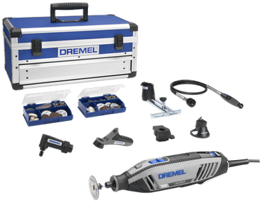 Dremel multitool 4250js | model 4250-6 128 platinum editie | incl. 128 accessoires + ez speedclic + detailhandgreep + lijn-en cirkelfrees - f0134250js