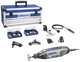 Dremel multitool 4250js | model 4250-6 128 platinum editie | incl. 128 accessoires + ez speedclic + detailhandgreep + lijn-en cirkelfrees - f0134250js