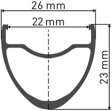 Dt swiss er 1600 spline® 28 23mm disc rear wheel