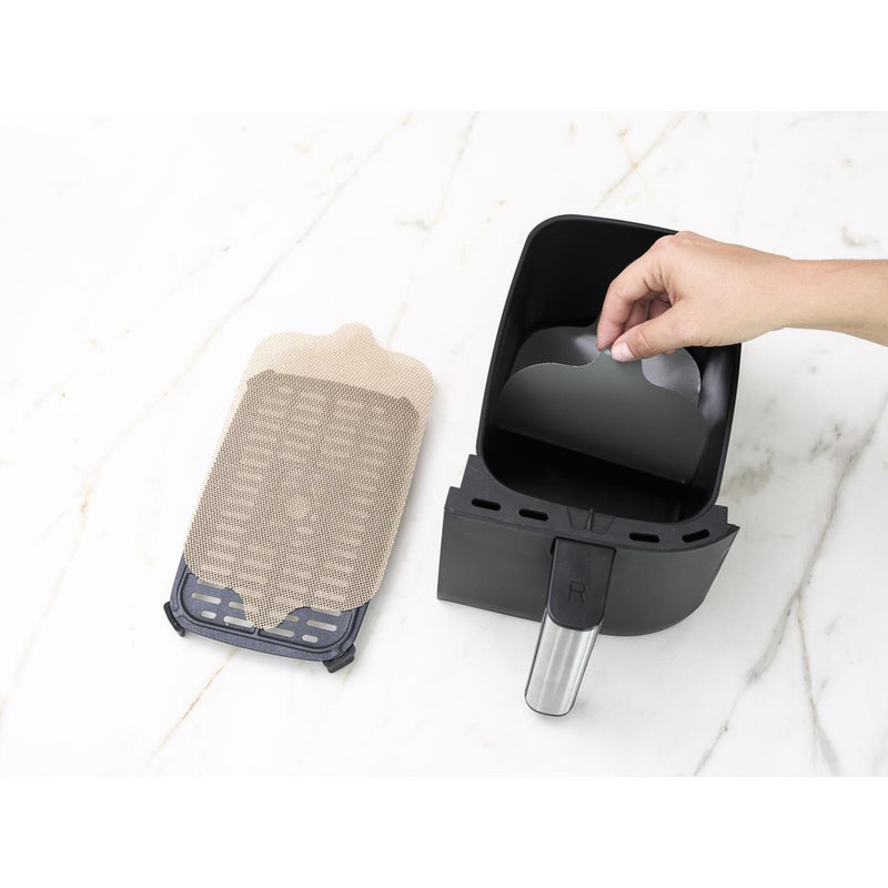 Afbeelding laden in galerijviewer, Nostik beschermfolie dubbele airfryer set van 4
