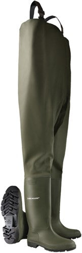 Afbeelding laden in galerijviewer, Dunlop 388vp waadpak pricemastor chest wader groen - maat 42 - 15.032.023.42
