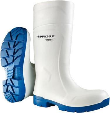 Dunlop ca61131 purofort foodpro multigrip s4 wit blauw - maat 47 - 15.036.68.47