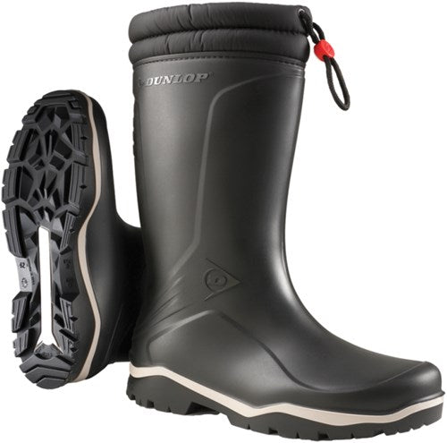 Dunlop k400061 blizzard gevoerde winterlaars pvc zwart - maat 45 - 15.032.076.45