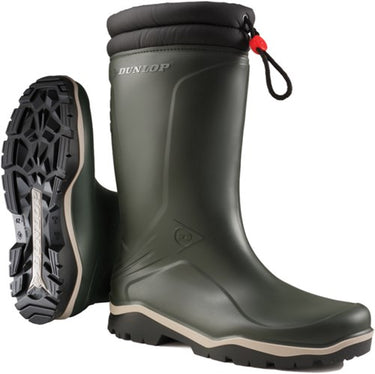 Dunlop k486061 blizzard gevoerde winterlaars pvc groen - maat 47 - 15.032.073.47