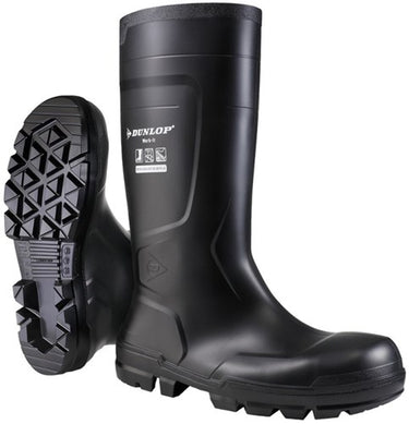 Dunlop nb2hd01 work it pvc laars s5 | zwart | maat 49 - 8713197371946