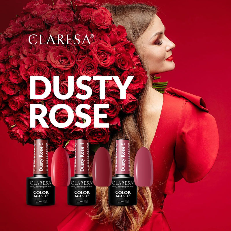 Afbeelding laden in galerijviewer, Claresa uv led gellak 5ml dusty rose 4
