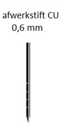 Dutack stift 0,60 cu 12 mm doos 10 duizend (pin) - 5116005