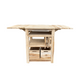 Dutch barbecuetafel teak 129,5x59,5x80cm