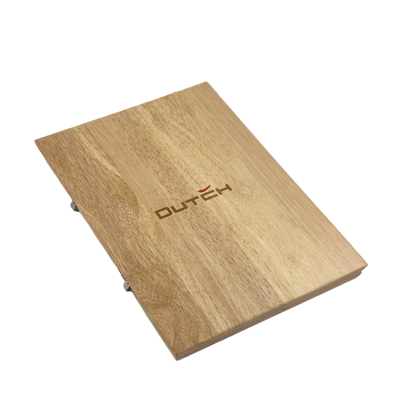 Afbeelding laden in galerijviewer, Dutch snijplank double teak 25x35x4cm
