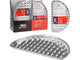 Bbq grillschaal halfrond 32x19cm set a 4 stuks