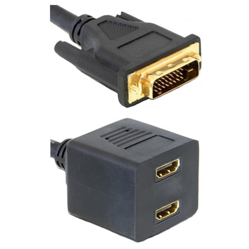 Afbeelding laden in galerijviewer, Delock adapter dvi 25 - 2x hdmi (65069)
