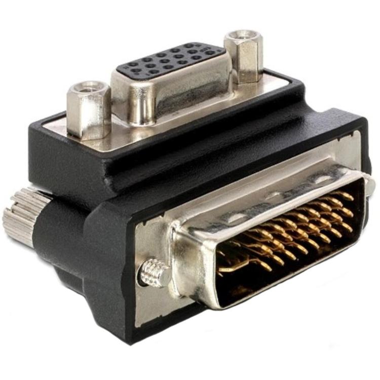 Afbeelding laden in galerijviewer, Delock adapter dvi-i > vga (dual-link)
