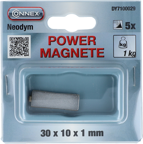 Afbeelding laden in galerijviewer, Connex magneet nd zelfklevend 30x10 5s 1kg - dy7100029
